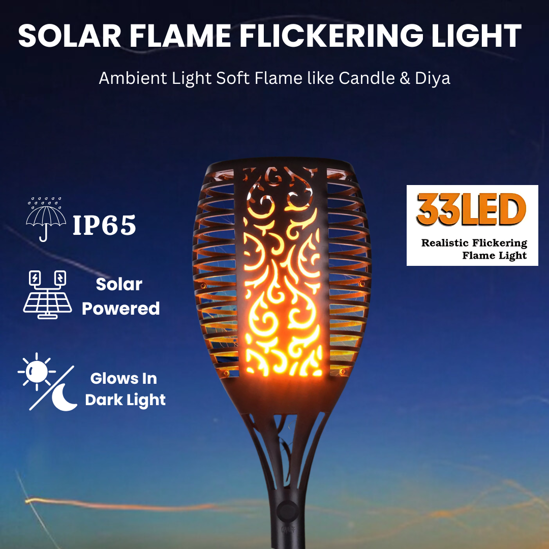 Solar Flame Light ( 33 LED )