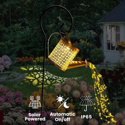 Solar Garden Watering Can Soft Glow LED Decorative Replica for Outdoor  Patio, Yard, and Garden Decor