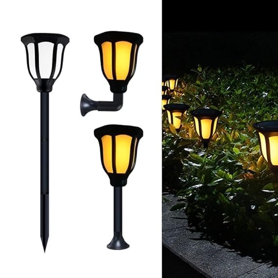 LED Solar Torch Light