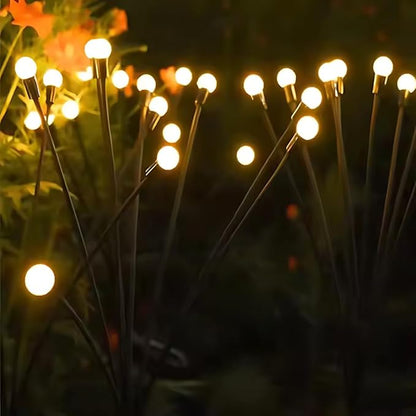Solar Firefly Lights (8 LED Each) Solar Outdoor Lights Garden Lights Waterproof,Swaying Garden Lights for Path Fence | Set of 2/4