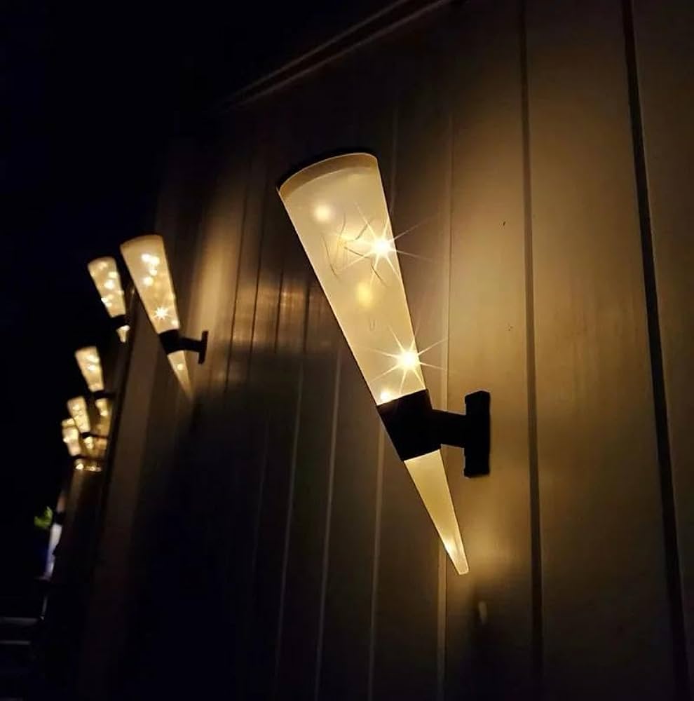 Cone Shape Solar Wall Lamp