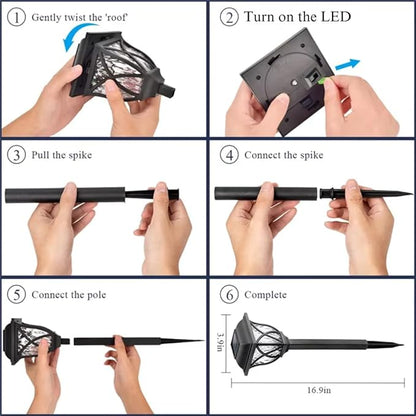 Outdoor with Solar Powered LED