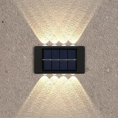 Solar Wall Lamp with 8 LED