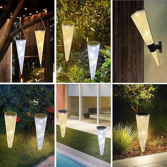 Cone Shape Solar Wall Lamp