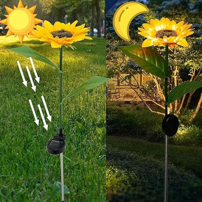 Sunflower Solar Garden Lights