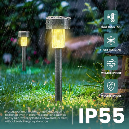 Stainless Steel Solar Pathway Lights