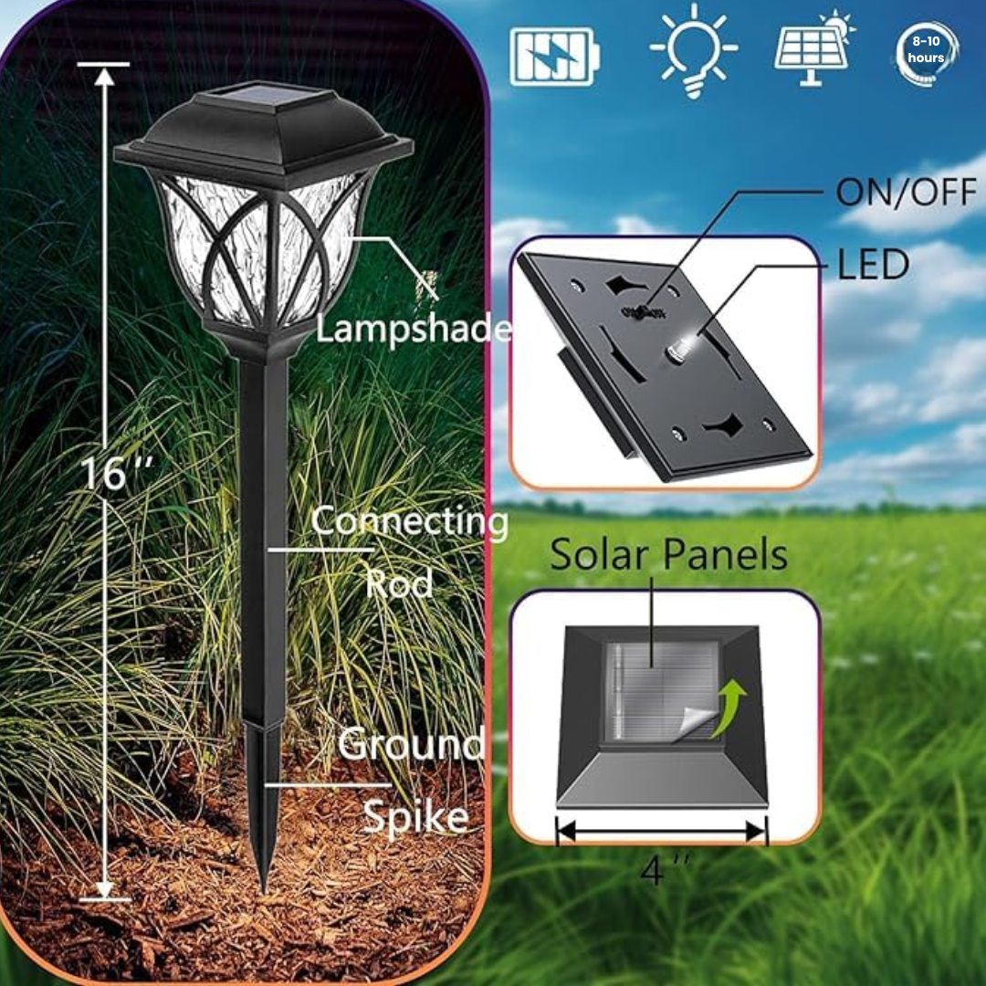 Outdoor with Solar Powered LED