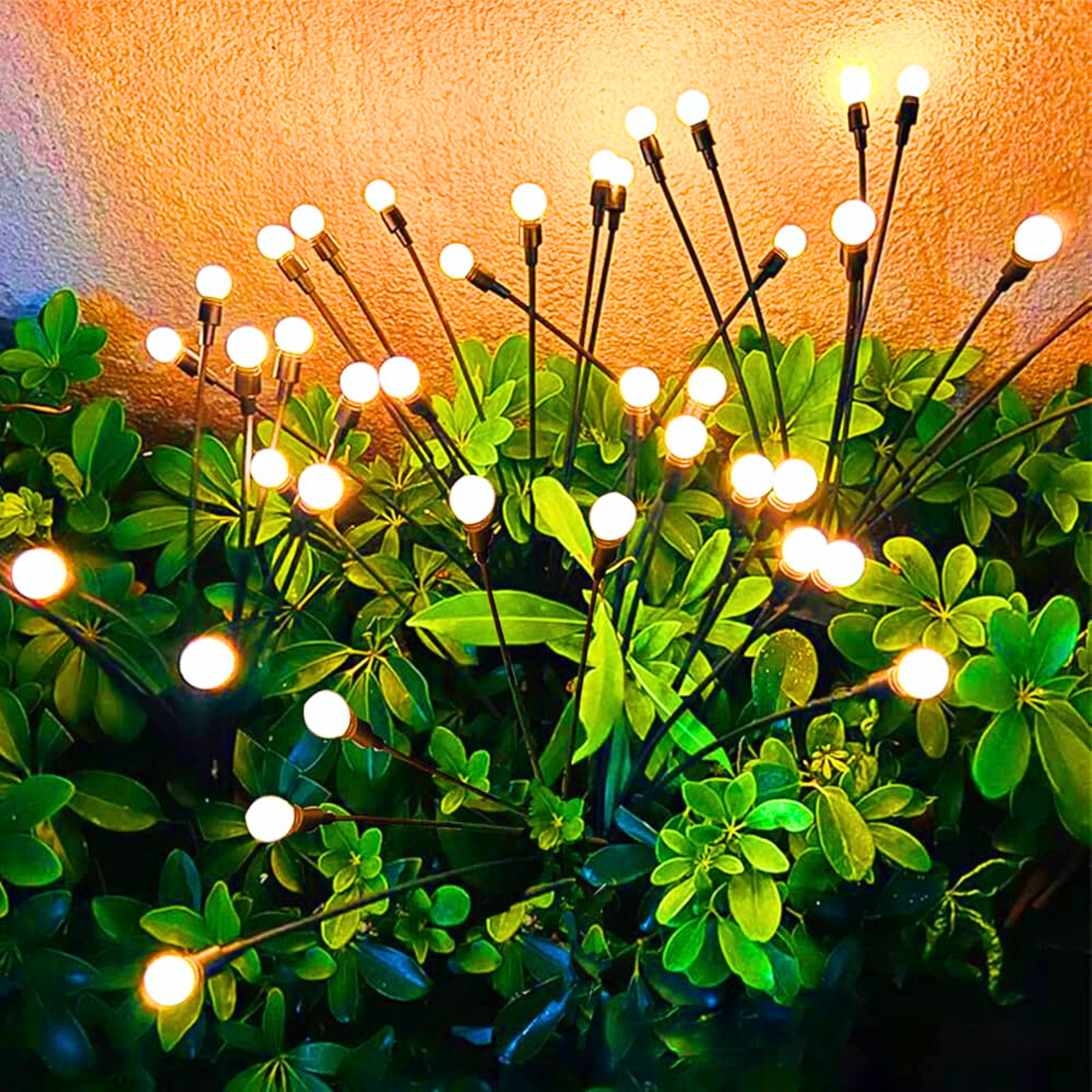 Solar Firefly Lights (8 LEDs) | Pack of 4