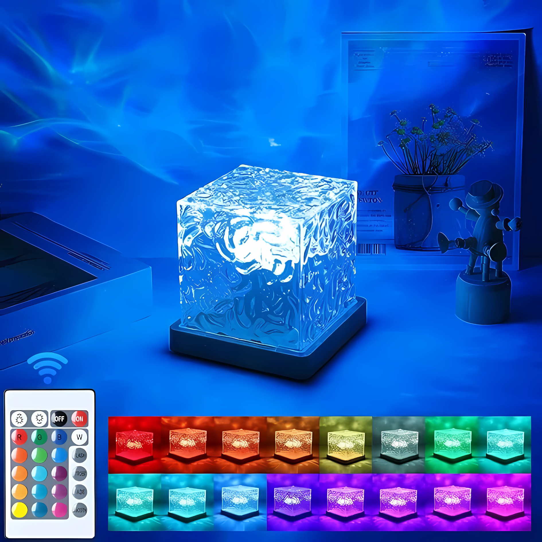 Water Ripple Projection Color-Changing LED Light