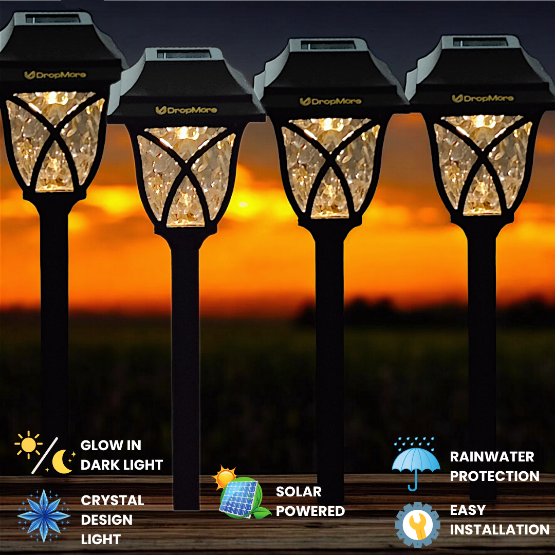 Solar Outdoor Light | Pack of 4