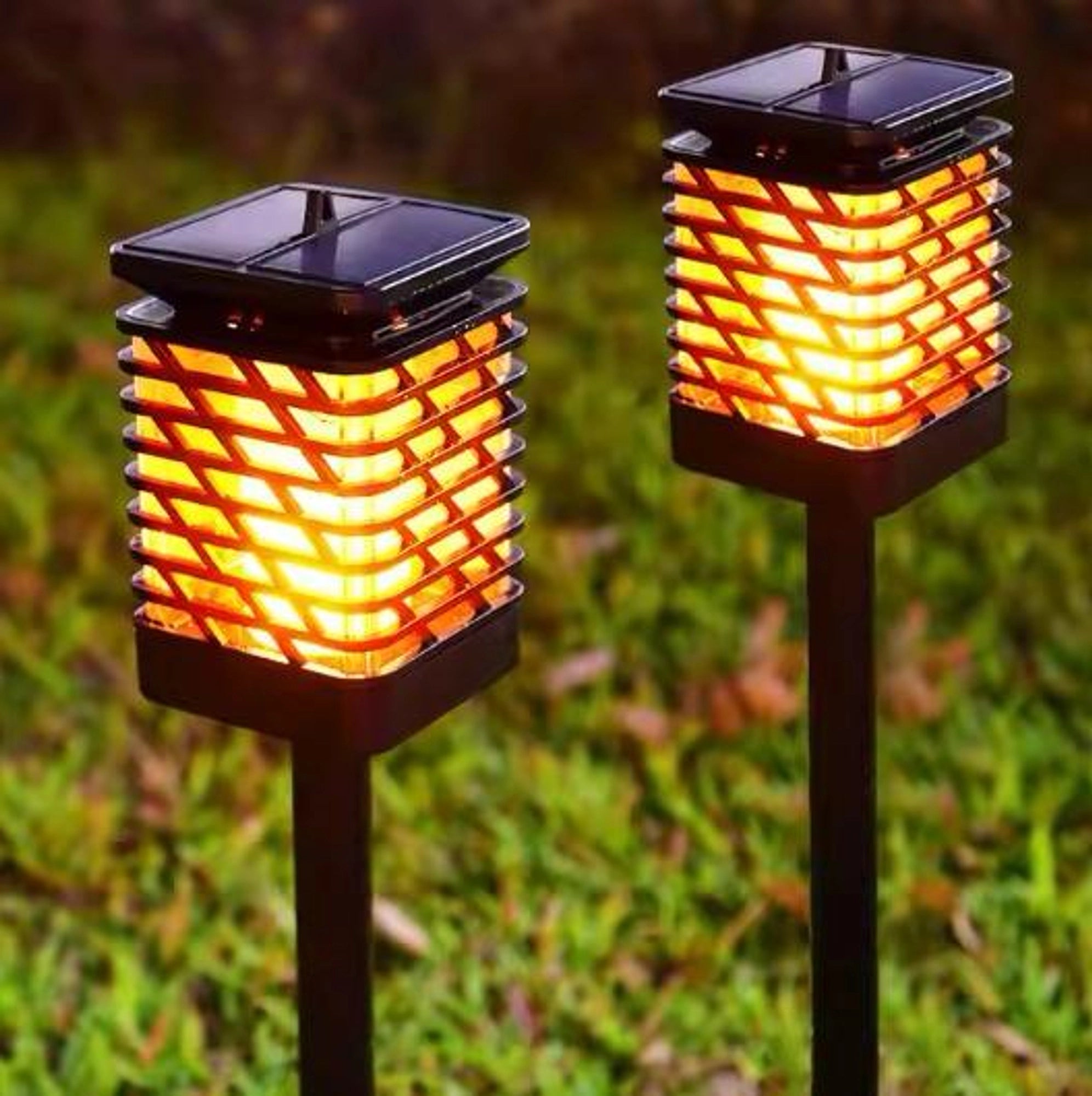 Solar Lanterns  Flame Soft Ambient Light for Garden, Pathway, Patio, Balcony.