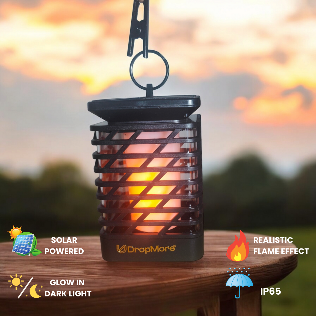 Solar Lanterns  Flame Soft Ambient Light for Garden, Pathway, Patio, Balcony.