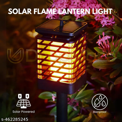 Solar Lanterns LED Flame Lights Soft Ambient Light for Garden, Pathway, Patio, Balcony, Garden Light, Night Light, Outdoor Light, Decorative Lights, Solar Rechargeable Home Lights