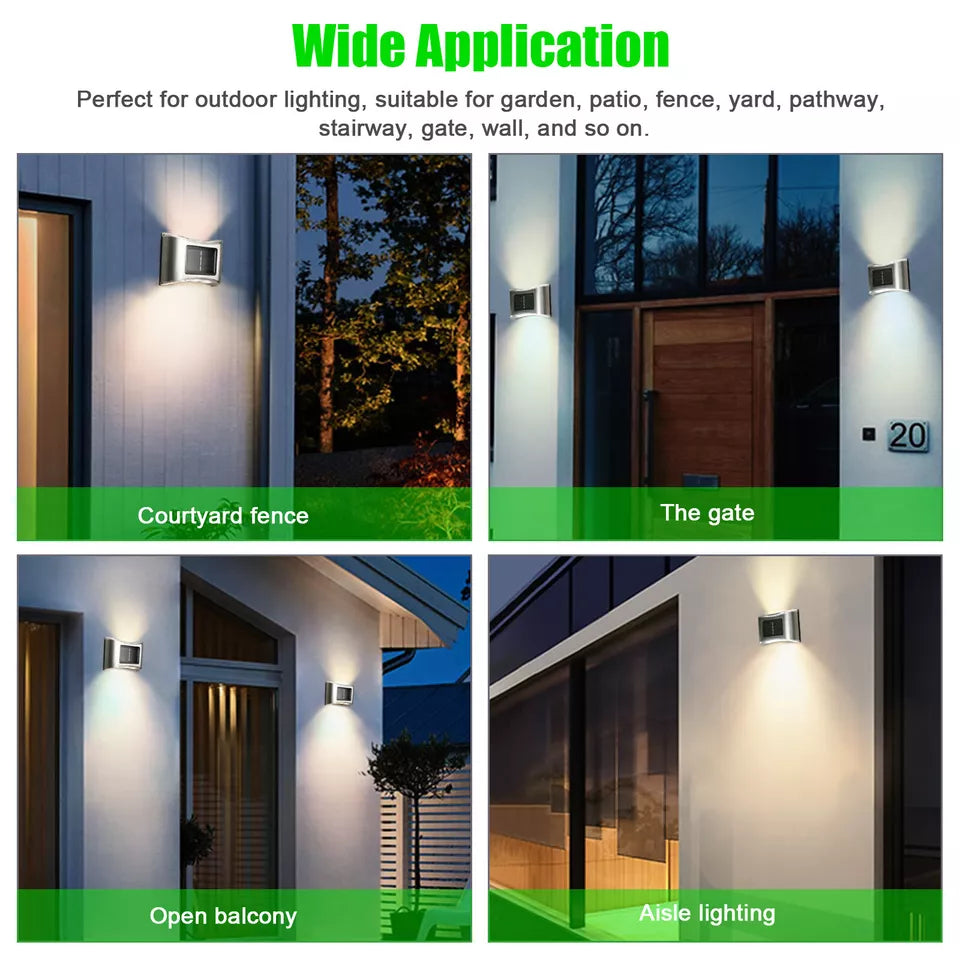 Solar Wall Light 6 LED