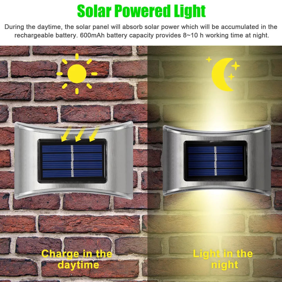 Solar Wall Light 6 LED