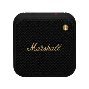 Marshall Willen Portable Bluetooth Speaker – Black and Brass