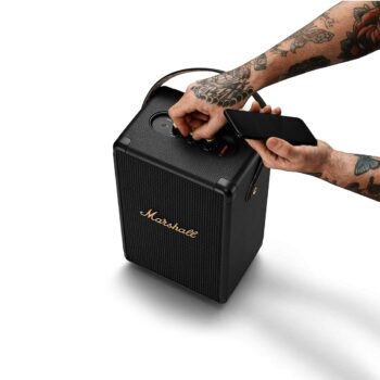 Marshall Tufton 80 Watt Wireless Bluetooth Portable Speaker (Black & Brass)