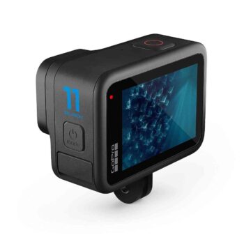 GoPro HERO11 Black Waterproof Action Camera with Dual LCD Display, 5.3K60 Ultra HD Video, 27MP Photos, 1080p Live Streaming, Enduro Battery (Black)