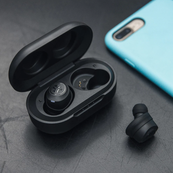 JLab JBuds Air TWS Bluetooth Earbuds + Charging Case – Black