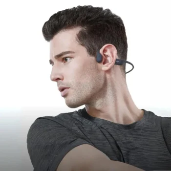 SHOKZ OpenRun Bone Conduction Sports Headphones, Bluetooth (Black)